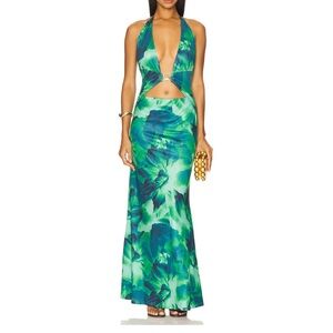 Runaway the Label Halston Maxi Dress in Calista
